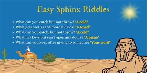 solve the sphinx's riddles.